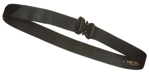 Tacshield T303-MDBK Tactical Gun Belt w/ Cobra Buckle 34"-38" Webbing Black Medium 1.75" Wide""